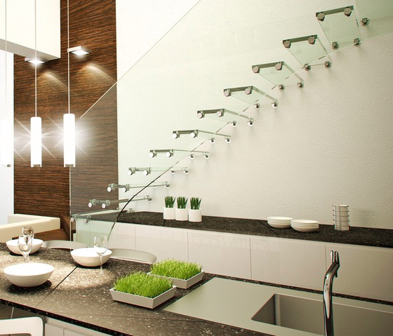 moderný sklenený schodiskový dizajn moderný sklenený schodiskový parapet