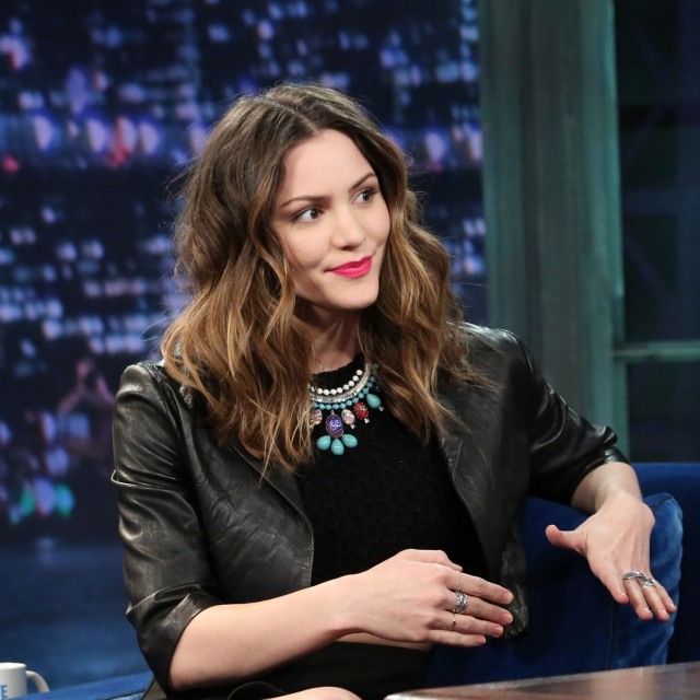 Účes LOB Katharine McPhee s ombre vzhľadom katharine-mcphee-lob-účes-ombre-look-hnedá