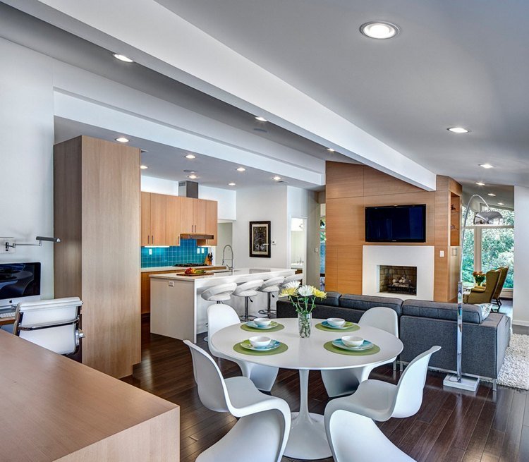 kreslo panton retro obývací štýl moderná sedačka šedá