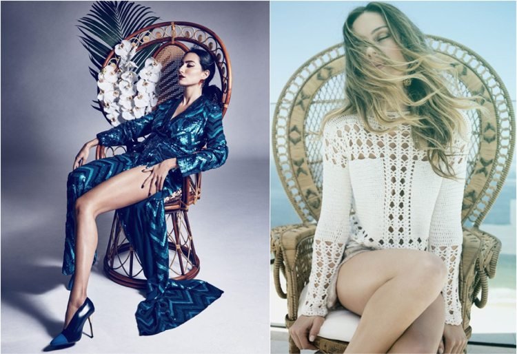 Pávové kreslo na pozadí, fotenie, móda