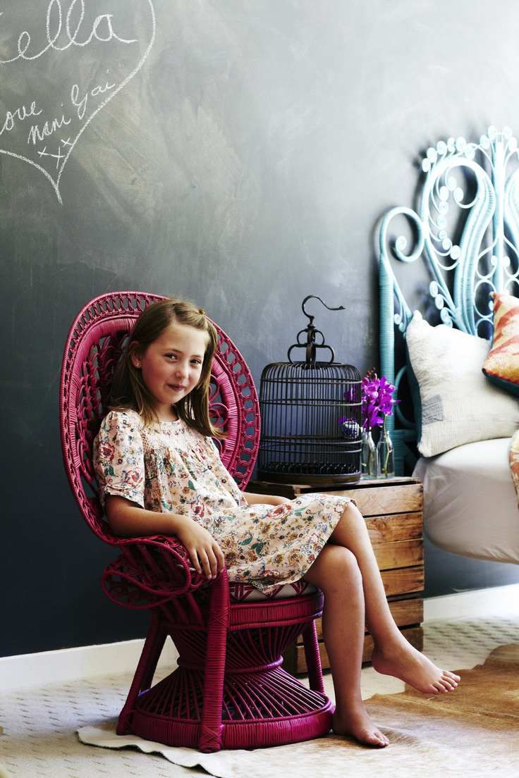 Páví trón ružový pre deti vysnená dekorácia v boho chic