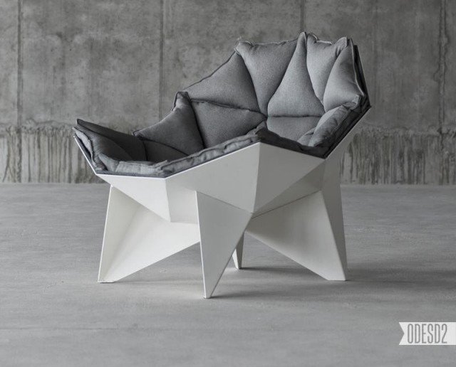 Lehátko Q1 v dizajne odesd2 ukrajiny, bielo šedé podsedáky