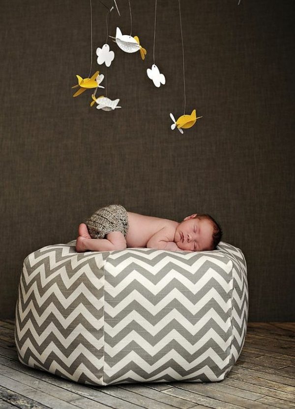 Beanbag design baby malá krásna škôlka Deti malé krásne škôlky origami vtáky