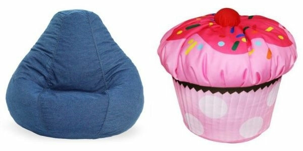 Roztomilý dizajn v tvare torty ružovej farby Beanbag torta ružového tvaru modrá