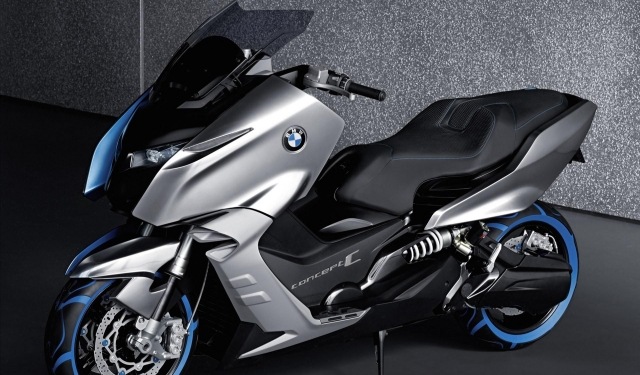 BMW Roller Concept C 2010 ľavá strana1 BMW Scooter C 2010 ľavá strana1