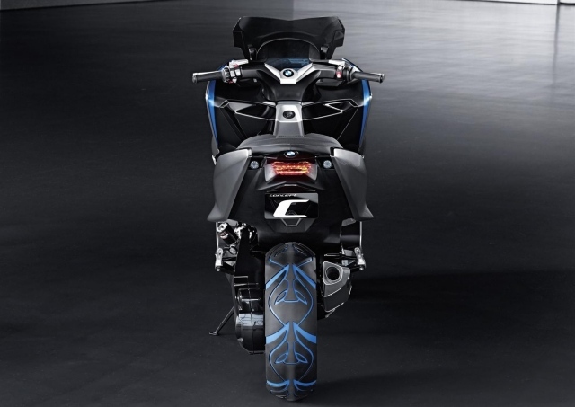 BMW Roller Concept C 2010 vzadu BMW Scooter C 2010 zadný