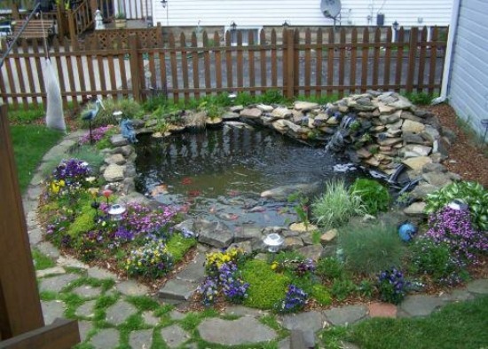 rybník záhrada tipy a triky kútik malý