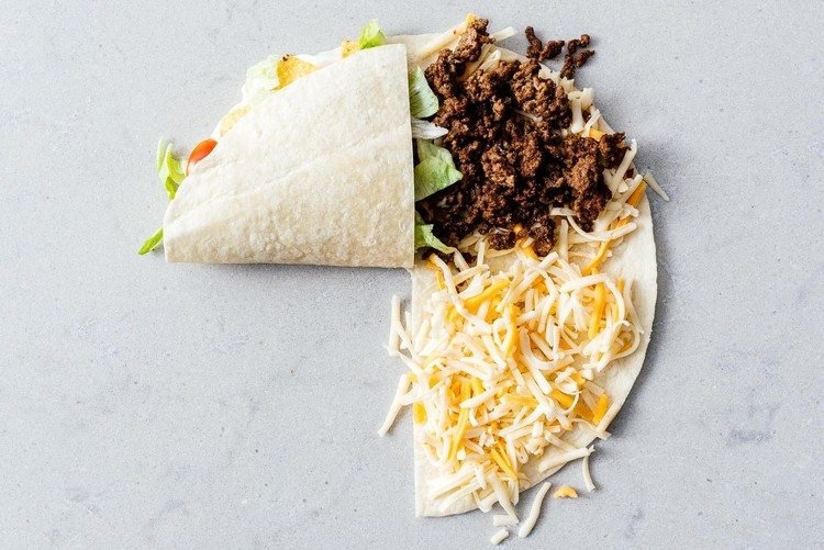 ako tortilla fold quesadilla