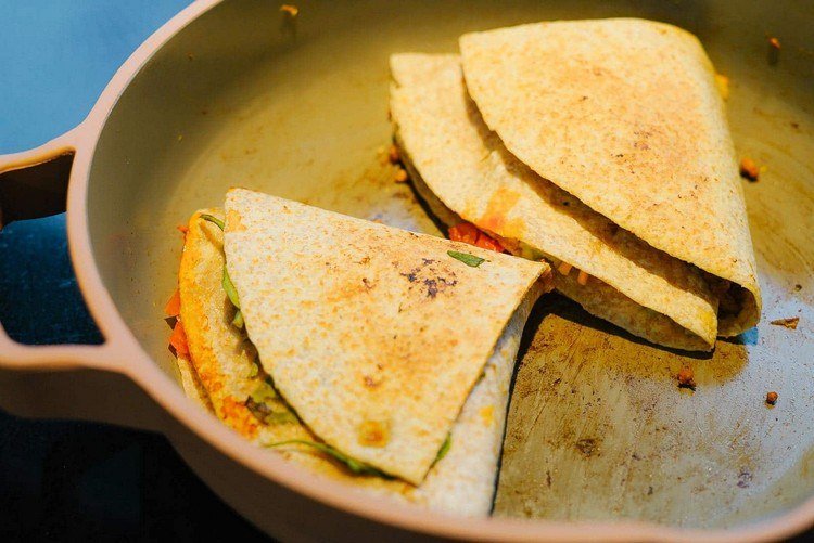 vegánske quesadilly trend TikTok