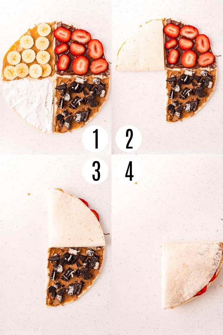 Tortilla Dezertný zábal Hack Pokyny, ako si vyrobiť