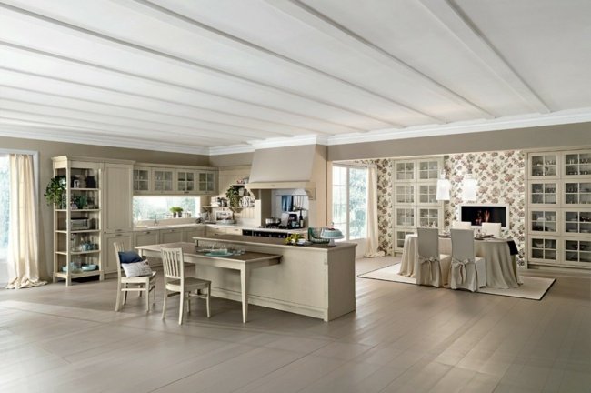 Štýl béžová jedáleň