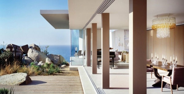 Útulná slnečná terasa a patio Casa Finisterra Útulná slnečná terasa-patio Casa Casa Finisterra