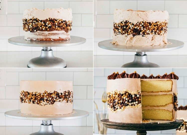 Dort Fault Line s Nutellou a jedlými perlami z troch poschodí