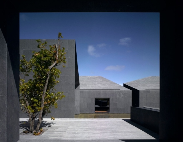 Prestavba domu na pobreží Írska, bridlicová fasáda prerábka domu dom pobrežie írsko bridlica fasáda strom