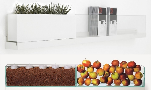 kvetinový box predná stena stolové sviečky jablká dizajnový kvetinový box predná stena stolové sviečky jablká