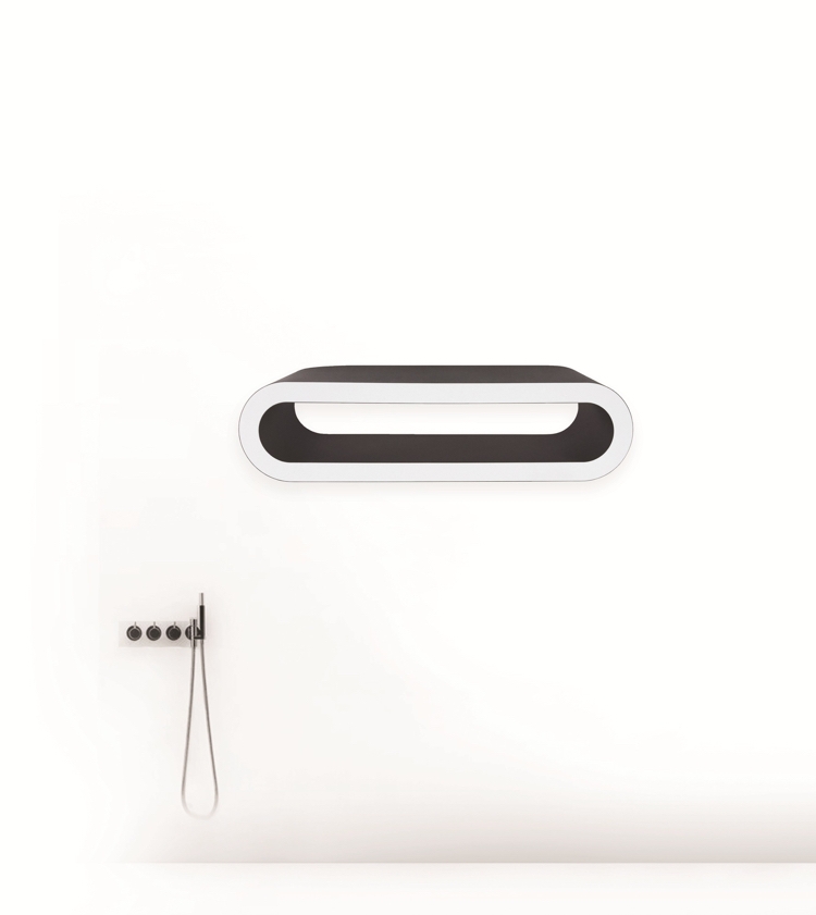 Elegantný chladič - model Arena od Foursteel dizajn-radiátor-oválny-minimalistický-model-kúpeľňa-policová-aréna