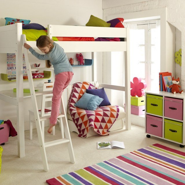 Dizajn loftového lôžka Dresser-on-Roller