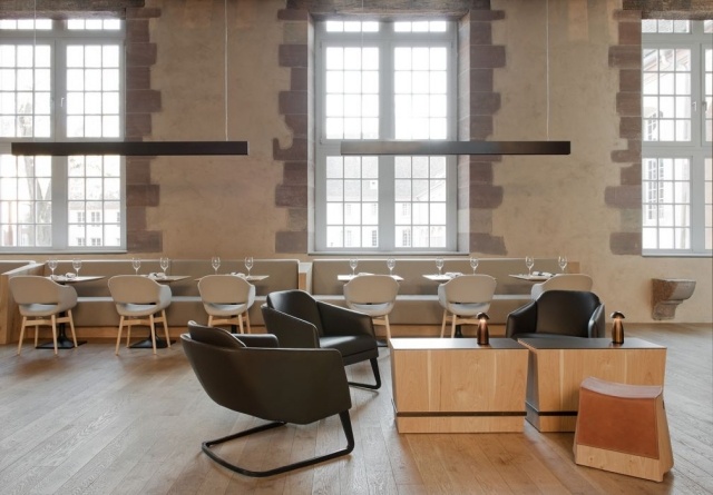 dizajnový hotel kamenná murovaná stena autentická