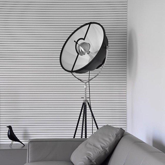 Nápady na bytové zariadenie Osvetlenie koženej sedačky