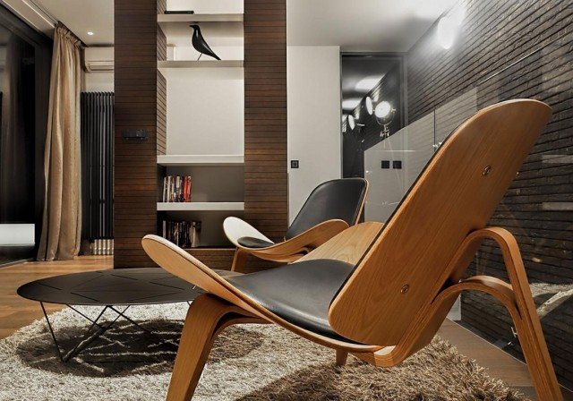 Nápady na čítanie knižnice domáceho nábytku zabávajú poličky