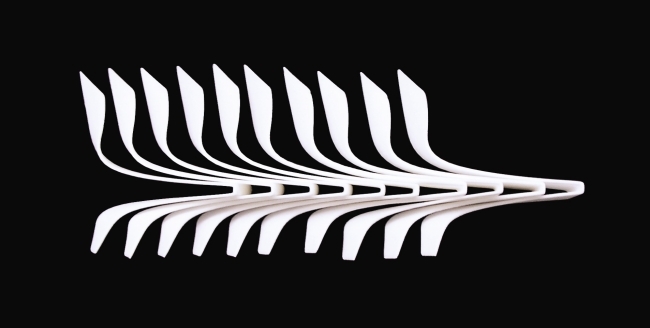 koncept točité schodisko laminátové schody koncepcia dizajnu špirálové schodisko sklolaminátový schodiskový model