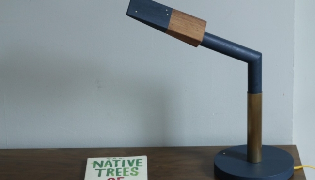 Moderný dizajn stolovej lampy Kevin Burns-pravý mozog prostredníctvom stmievania ovládania pomocou iPhone