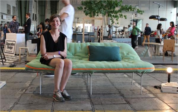 Rozkladacia pohovka Camp Daybed-Stephanie Hornig Design