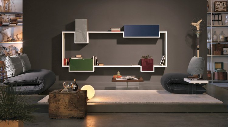 Kolekcia Chama - sedací nábytok, ktorý je možné ľahko prestavať dizajnová sedačka-praktické-čalúnenie-sivá-chama