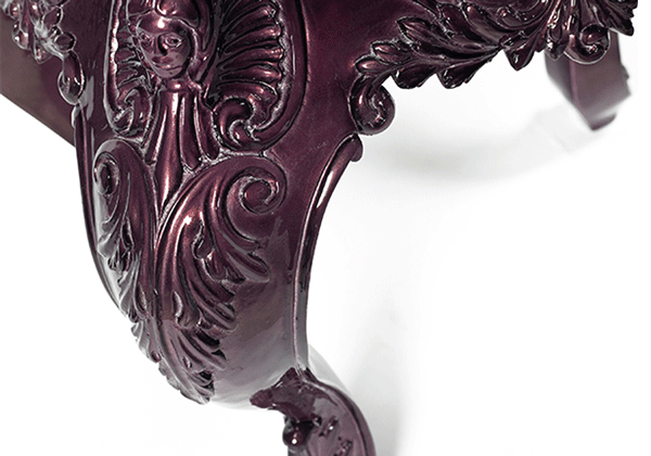 Hodiny pre dedka kyvadlo bocadolobo starožitné modernej fialovej farby