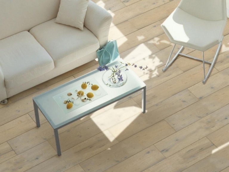 Dizajnové podlahy, drevený vzhľad, moderné nápady na dosky