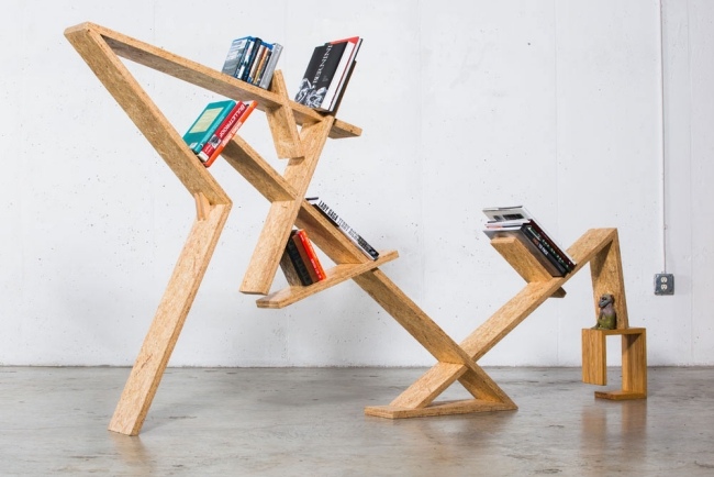 Dizajnová knižnica OSB panelov Indra Bradley Bowers