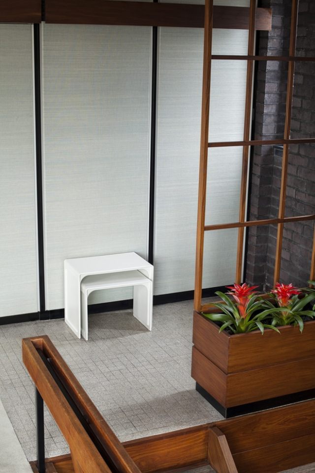 Dizajnový bočný stôl na diéty baranov na rastlinné vedro hoz