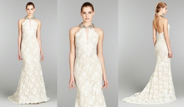 lazaro-2013-svadobne-saty-po zem-trúbka-v-ohlávka-výstrih-kvetinovo-vyšívané