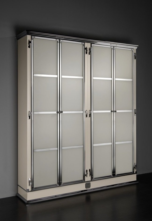 skrinka oceľový rám dizajnér nerezová kuchyňa kuchynská linka od officine gullo