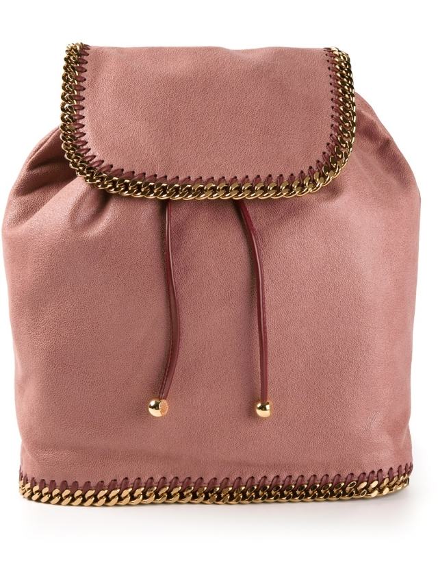 STELLA MCCARTNEY batoh zlatej retiazky STELLA-MCCARTNEY-batoh-zamat-zlaté-retiazky