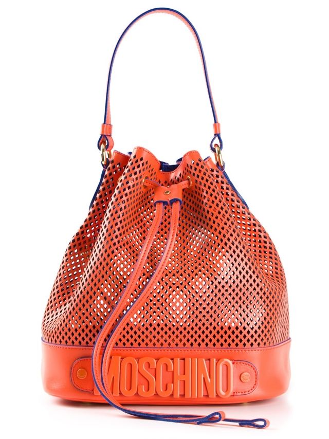 MOSCHINO-vrecko-oranžovo-fialové