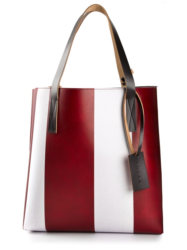 MARNI-taška cez rameno-xxl-hlboké-pruhované-ružovo-biele