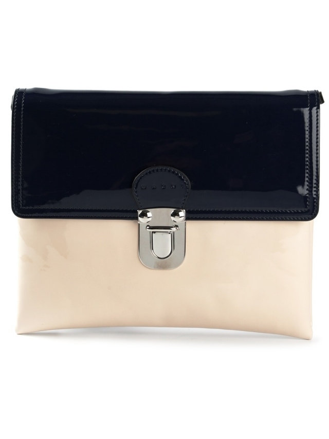 MARNI-spojka-umsclag-lak-čierna-krémová