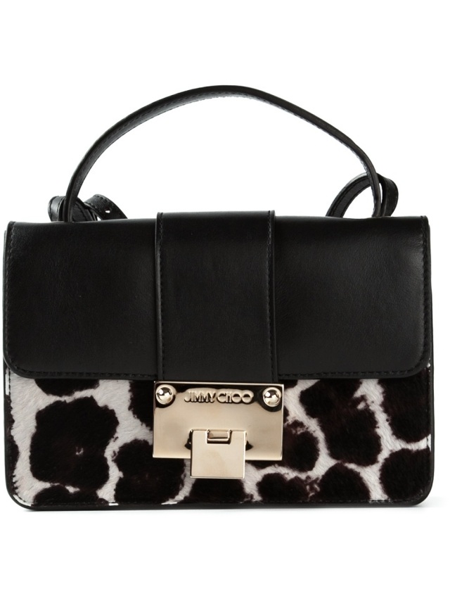 JIMMY-CHOO-dámska taška-malá-koža-hovädzia koža-vzhľad