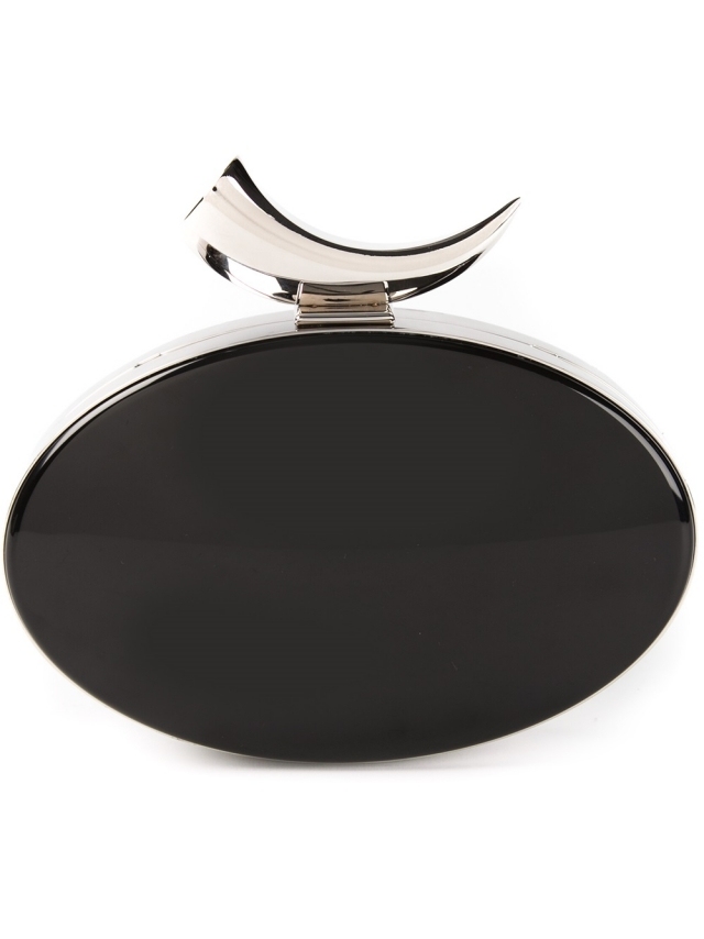 GIUSEPPE-ZANOTTI-DESIGN-spojka-ovál-čierna-strieborná