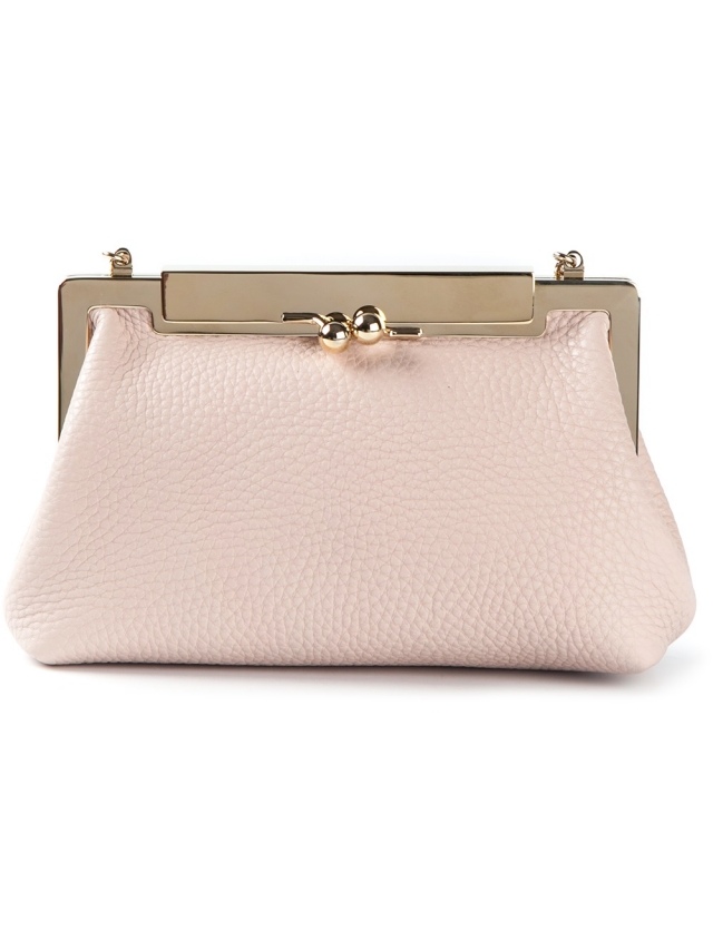 DOLCE-GABBANA-spojka-s-reťazou-svetlo ružovo-kovová