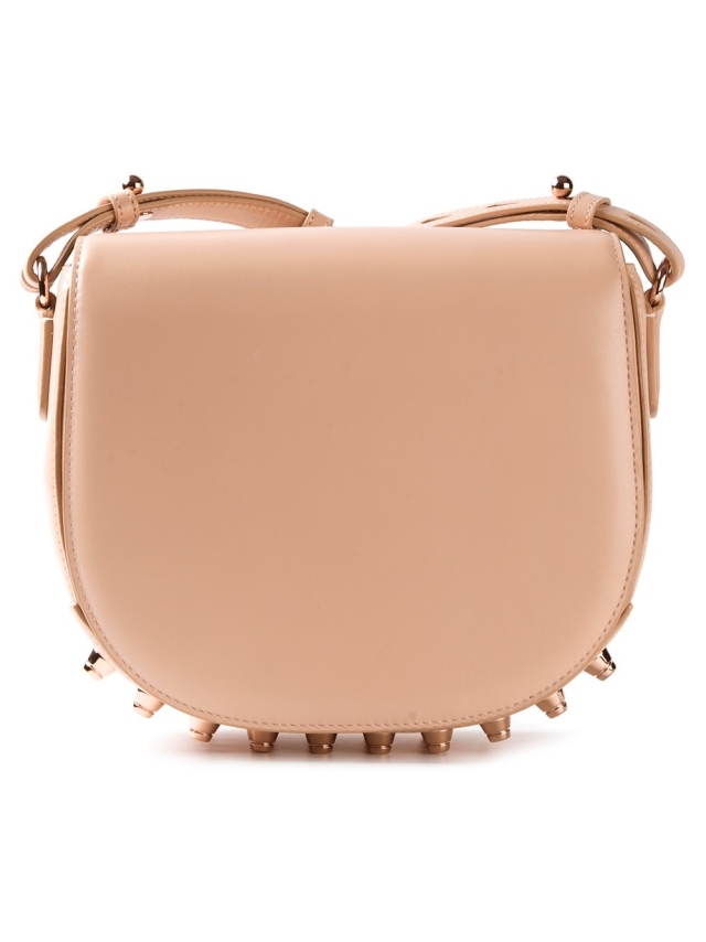 ALEXANDER-WANG-taška cez rameno-broskyňovo-ružovo-kovové detaily