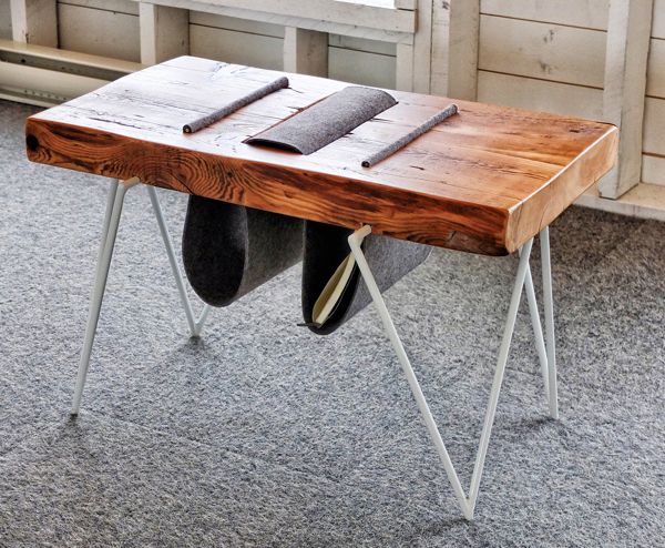 Kovový rám s bavlnenými akcentmi