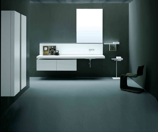 pianura moderný dizajn kúpeľne čiernobiely monica armani