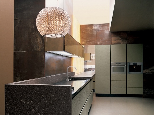 Čelné plochy nábytku do kuchyne-bezúchytkové Predná časť kuchynského nábytku z dubového dreva-textúra bez úchytiek