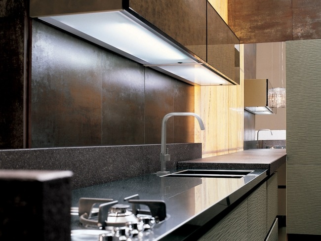 Kuchyňa Braun Onda-Franco Druisso Design Kuchynská svetelná lišta Braun Onda-Franco Druisso Design