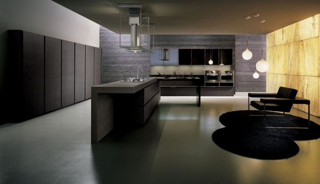 Onda 3 Arrital Design moderná kuchynská drevená dyha-Franco Druisso Moderná kuchynská drevená dyha Onda 3 Arrital Design-séria Franco Druisso