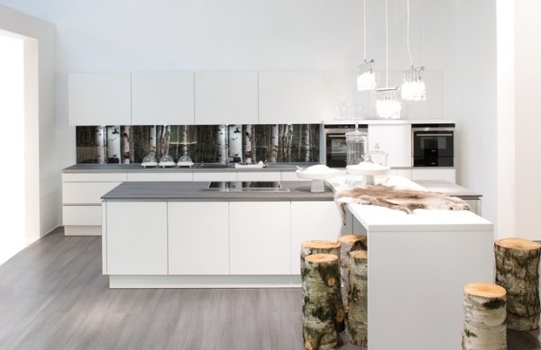 prvky z prírodného dreva moderné dizajnové kuchyne od spoločnosti nolte