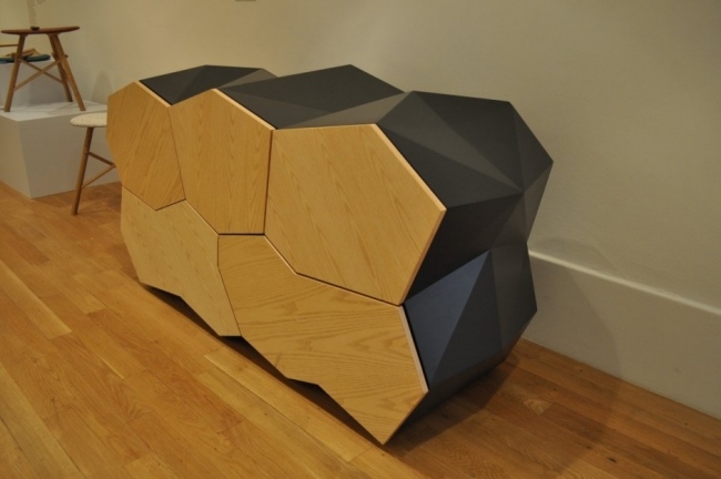 Fazety Top Jack Frost povrchová úprava príborníka moderný predsieňový nábytok