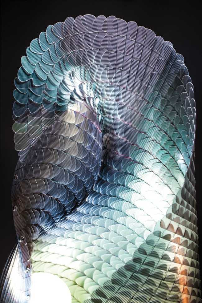 Dizajnová štruktúra žiarovky meniaca farby, rozsiahle nuansy palety